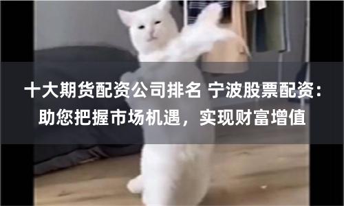 十大期货配资公司排名 宁波股票配资：助您把握市场机遇，实现财富增值